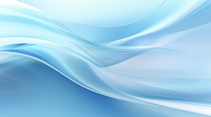 Fototapeta premium 3D Abstract Light Blue Background