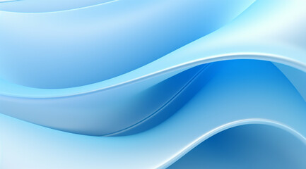 3D Abstract Light Blue Background