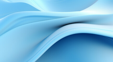 Naklejka premium 3D Abstract Light Blue Background