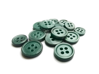 colorful buttons for handicrafts in box isolated on white11
