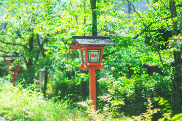 縁切り神社の風景