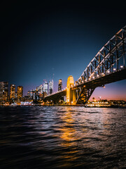 Fototapeta na wymiar Sydney by night, NSW, Australia