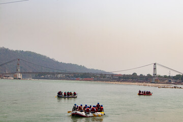 lakshman jhula bridge in Rishikesh