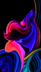 Color design background, Gradient colorful abstract background, luxury abstract for a mobile screen concept, 