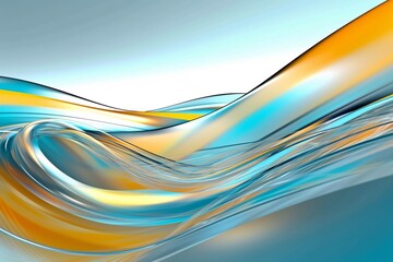Abstract wavy background with colorful waves.