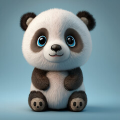 cartoon cute panda