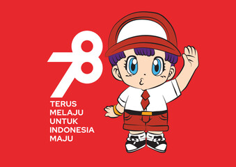 17 agustus template background for indonesia independence day