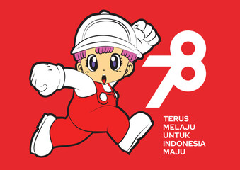 17 agustus template background for indonesia independence day