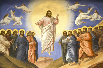 Background information about the ascension day of the son of God, generative AI