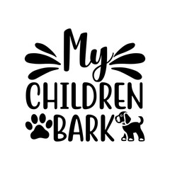 Obraz premium Dog T-shirt graphic Dog lover