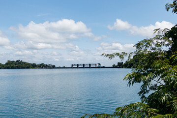 Badra dam in Karnataka, India