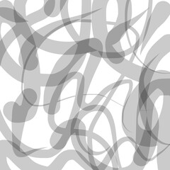 Very hight resolution. Geometric graffiti abstract background. Black acrylic paint stroke texture on white paper. Scattered mud art. Macro image. Hand made grunge.