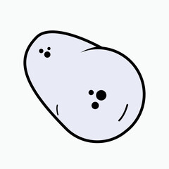 Potato Icon. Nutrition Element, Vegetables.
