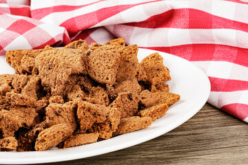 Crunched up Milk Chocolate Chip Cookies make a delicious snack
