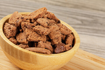 Crunched up Milk Chocolate Chip Cookies make a delicious snack