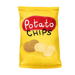 package of potato chips 