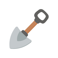 shovel icon. Equipment for hikers. Activities to set up tents to relax during the holidays.