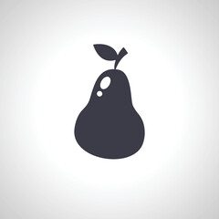 Pear icon, Pear fruit icon