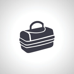 Picnic basket icon. Picnic basket icon.