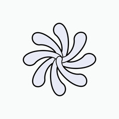 Propeller Icon. Fan Symbol - Vector Logo Template.    