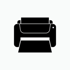 Printer Icon - Vector, Sign and Symbol for Design, Presentation, Website or Apps Elements.     