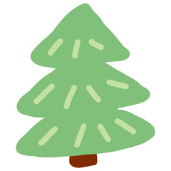 green christmas tree