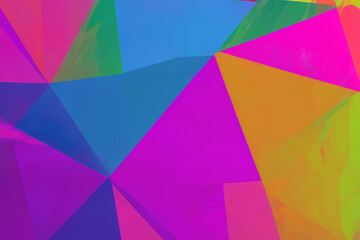 colorful background pattern based on triangles