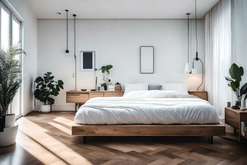interior of a bedroom generated by AI tool