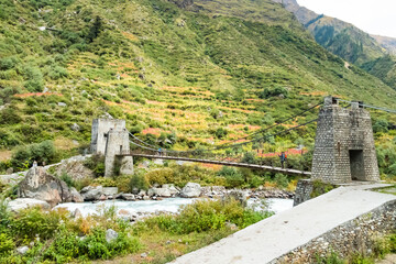 Gangaad a remote village in Himalayas, Uttarakhand, India