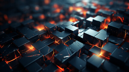 Fototapeta premium Vibrant Abstract Background , Ai Generative