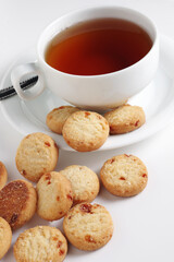 Cookies and cup of tea