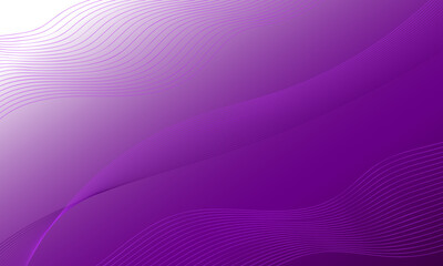 abstract violet purple color wave curves with soft gradient background