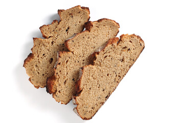 Rye bread slices