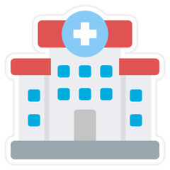 Fototapeta premium Hospital Icon