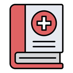 Obraz premium Medical Book Icon
