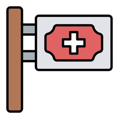 Obraz premium Signboard Icon