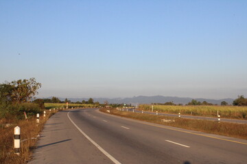 road in the countryside