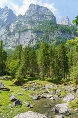 Sommerzeit im Salzkammergut in Österreich