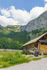 Fototapeta na wymiar Sommerzeit im Salzkammergut in Österreich