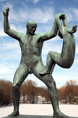 Statue from Gustav Wigeland - Gustav Wigeland park - Frognerparken - Oslo - Norway