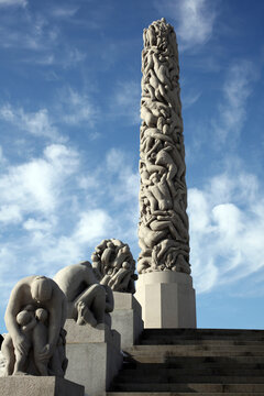 Statue from Gustav Wigeland - Gustav Wigeland park - Frognerparken - Oslo - Norway