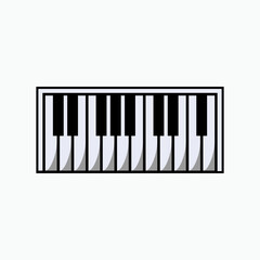 Fototapeta premium Tuts Icon. Symbol of Piece Keyboard - Vector. 