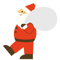 プレゼントを持ったサンタクロース