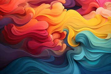 Obraz premium desktop broadly hatched color field drawing as background