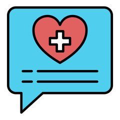 Obraz premium Daily Health App Icon