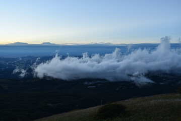 Climbing  Mount Nantai, Tochigi, Japan
