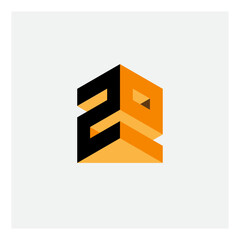 Design element, icon or logo. 3d logotype of Anniversary with number 20.