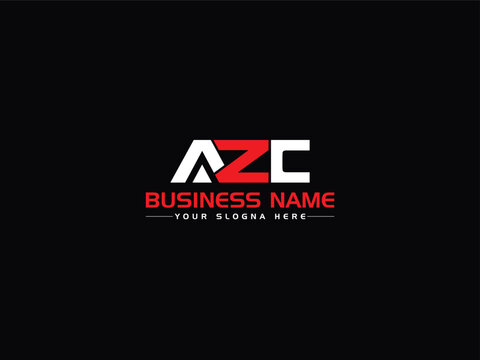 AZC Logo Stock, Premium Vector Azc az Letter Logo Icon Design