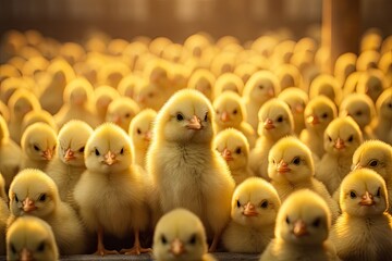 Small chickens in a big hatchery.