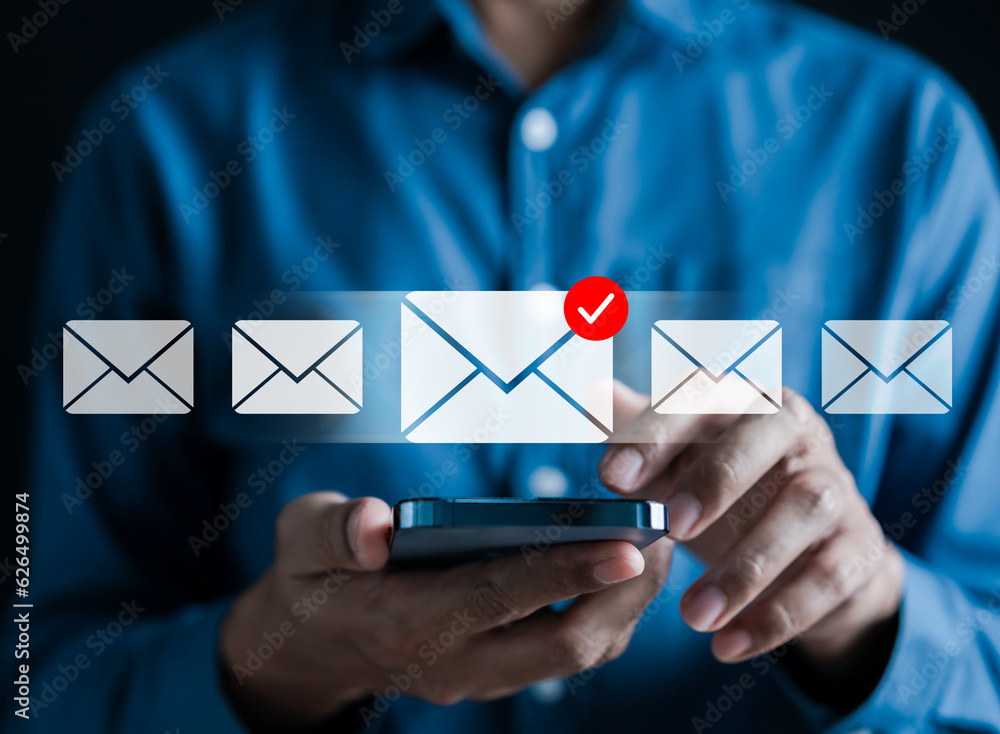 Poster security protection email form spam virus for notification on internet letter security protect, junk